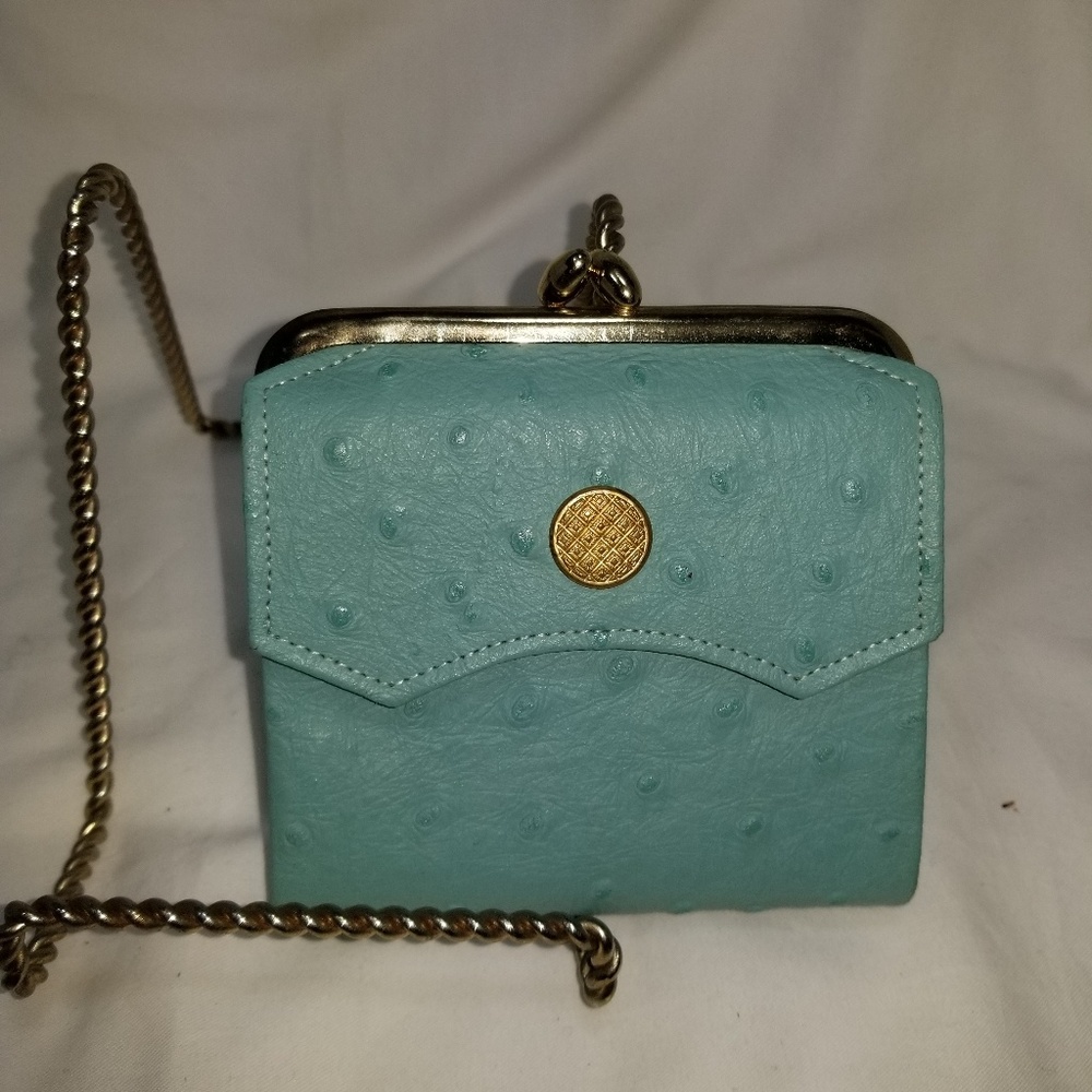 B8,052 Princess Gardner Leather Wallet Vtg - Picture 1 of 4